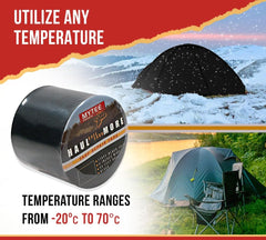Mytee Products 8.8 oz PVC fabric tape handles rugged tarp repairs.