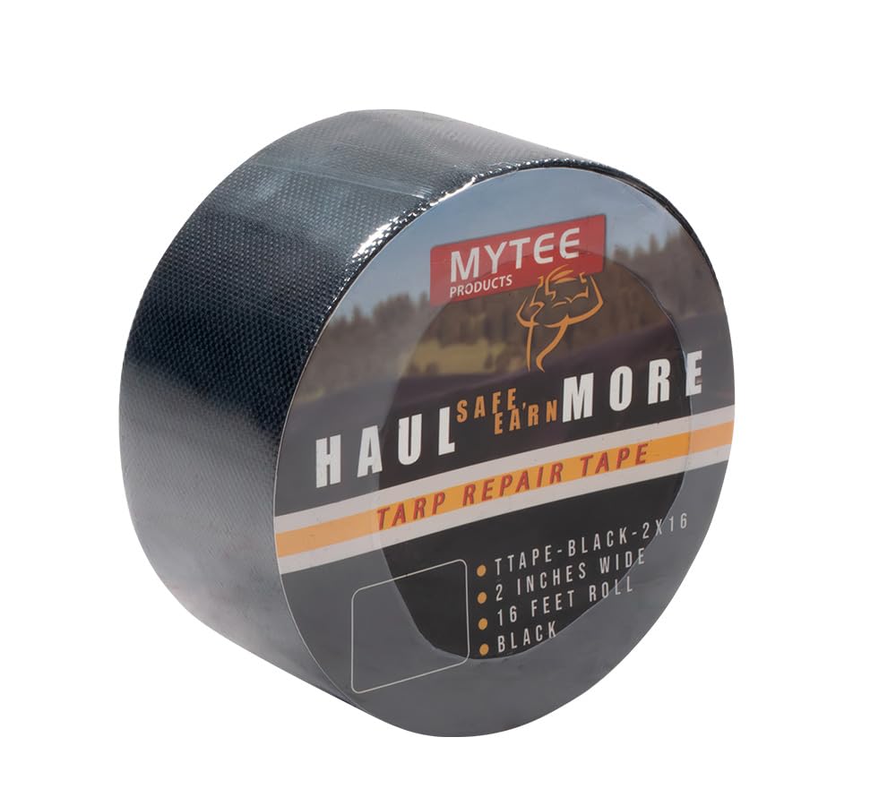 Mytee Products tarp repair tape 2in ready to patch leaks on outdoor tarps.