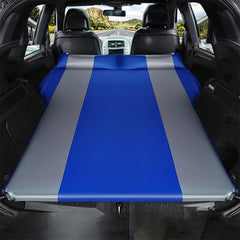 MZYLW car inflatable mattress installed on backseat for Explorer comfort.