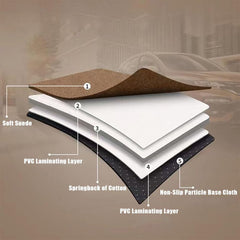 MZYRZ soft flocking material close-up highlights warm, comfortable touch.