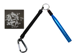 Nawaish Wacky Tool with lanyard for quick on-water rigging.