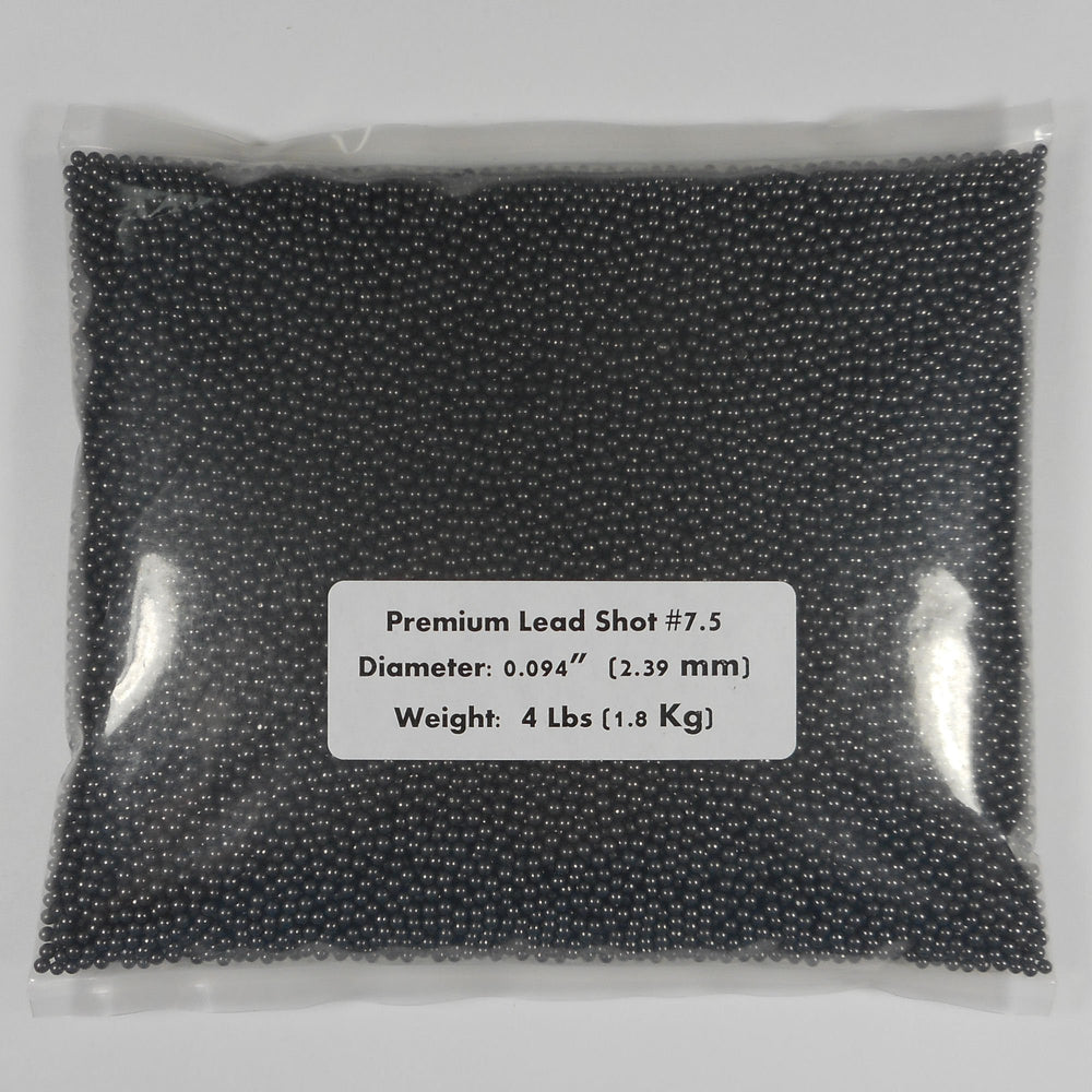 NANQUAN lead shot balls 7.5 bag close-up showing dense, consistent weight for projects