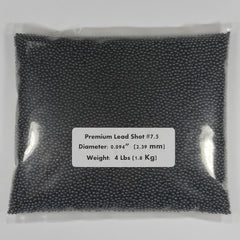 NANQUAN lead shot balls 7.5 bag close-up showing dense, consistent weight for projects