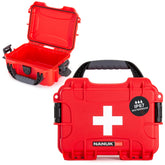 NANUK 903 front view, rugged waterproof first aid box for outdoor protection.