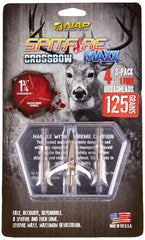 NAP Spitfire Maxx 125 X-Bow 4-Pack broadhead close-up