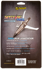 1 3/4 inch cutting diameter Spitfire Maxx crossbow broadhead in flight