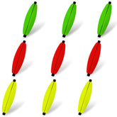 Narcissus slotted peg float 1.5 inch in red color
