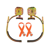 Naroote tree climbing spikes with adjustable collar for secure, customizable fit during pole work.