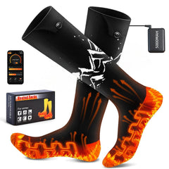 NASOLZIK heated socks app control enables four warmth levels on the go