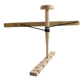 NATEFEMIN wood bow drill fire starter in action for camping and survival.