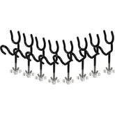 NATGAI 8-Pack steel fishing rod holders mounted on boat deck