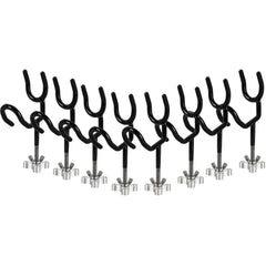 NATGAI 8-Pack steel fishing rod holders mounted on boat deck