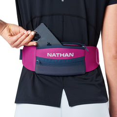 Nathan 5K Belt reflective detail for better visibility in low light
