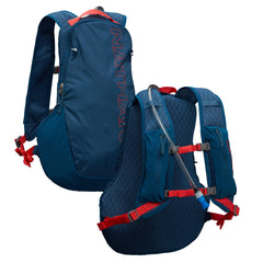 Nathan Crossover Pack marine blue back panel improves airflow on long rides.