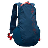 Nathan Crossover Pack marine blue front pocket for quick-access essentials during runs.