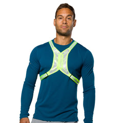 Nathan Hypernight Reflective Vest Lite reflective strips highlight low-light safety.