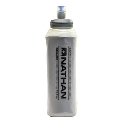 Nathan insulated soft flask 18oz with bite valve for spill-free hydration.