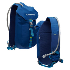 Nathan Limitless 6L front view with breathable straps and phone pocket.