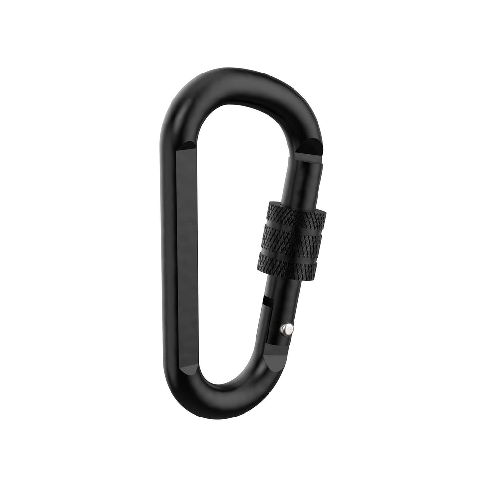 National Hardware N900-014 locking carabiner with twist lock for secure outdoor gear.
