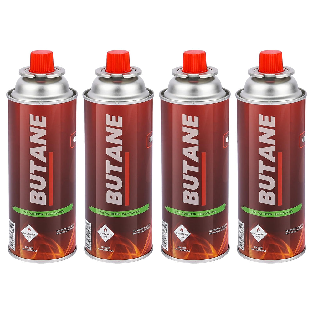 National Standard 4-pack butane canisters for portable stoves