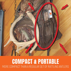 Nationwide Scents deer rattle bag weather resistance, ready for harsh outdoor conditions.