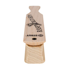 Box call showing native hardwood construction