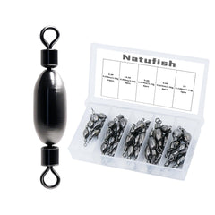 Natufish brass swivel fishing weights and bullet sinkers set – image 1