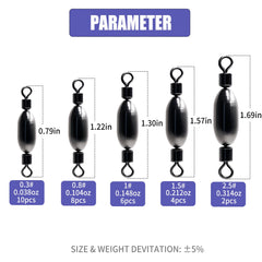 Natufish Drop Shot kit weights for bass