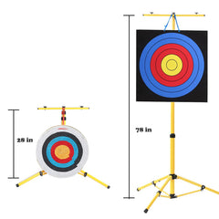 NATUMER archery target stand folded design for easy storage between sessions.