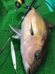 Nature Land Candles WR1300-08K jig in berry hue, curved edges reduce snags.