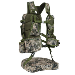 NatureBlend Turkey Vest seat cushion close-up showing silent, comfy seating for hunts