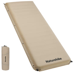 Naturehike 4-inch self-inflating pad front view with cloud-like support.