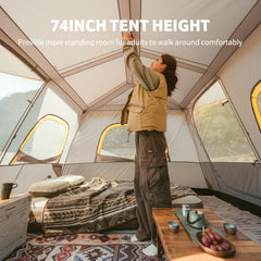 Naturehike Cape tent ventilation and skylight for airflow and views