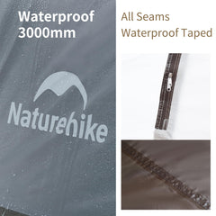 Naturehike Cape tall interior 74 inches for comfortable space