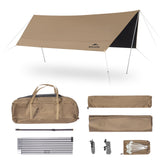 Naturehike Cloud Skies tarp carry bag keeps gear organized for trips