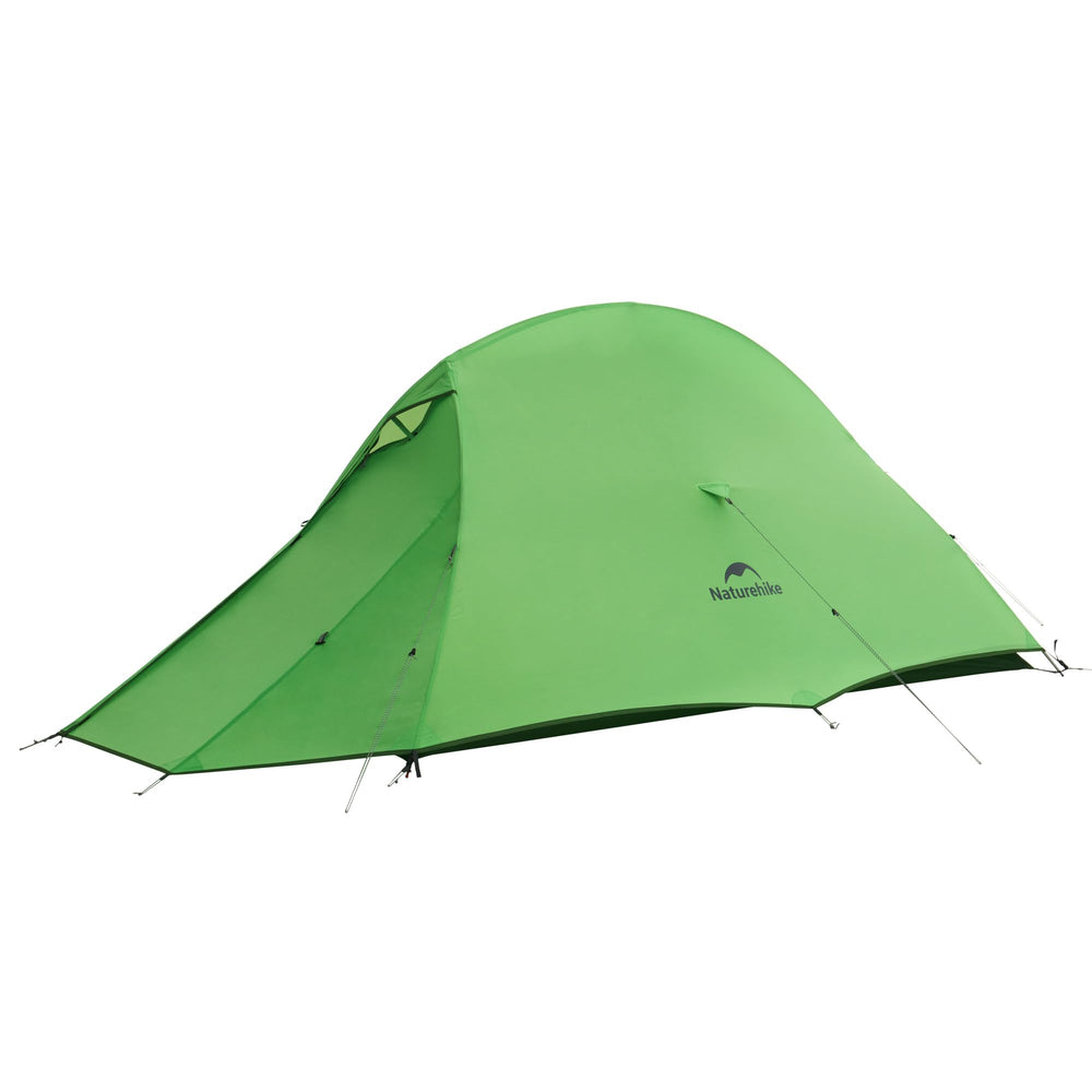 Naturehike Cloud-Up 1P tent with front door open for easy access and airy interior.