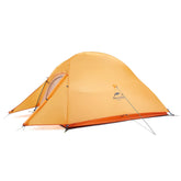 Naturehike Cloud-Up 2-person tent setup shows quick free-standing assembly for backpacking