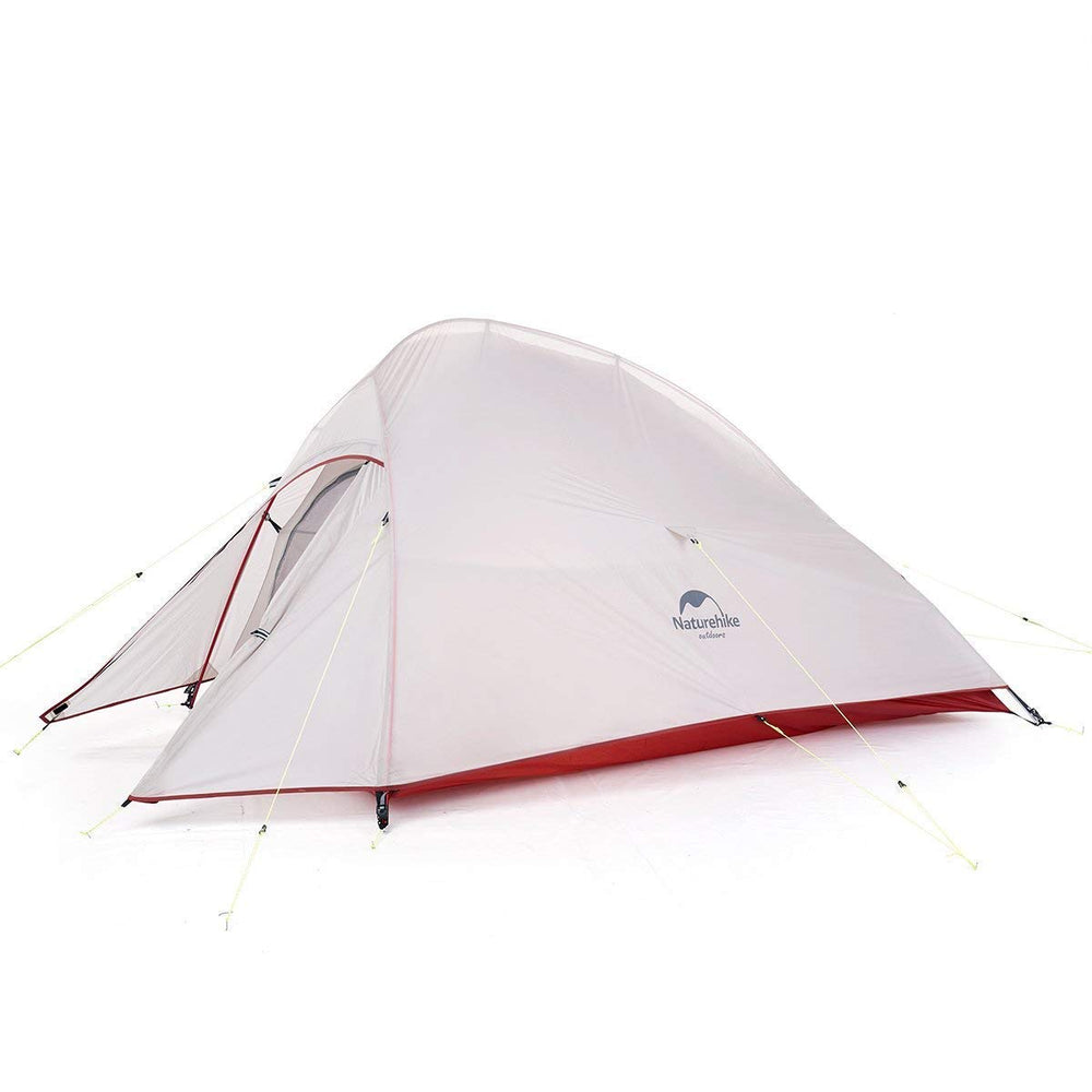 Naturehike Cloud-Up 2P tent assembled for fast freestanding setup