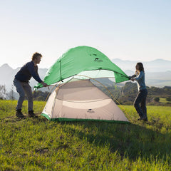 Naturehike Cloud Up interior mesh and breathable space ideal for two campers.