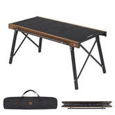 Naturehike Folding IGT Table setup for quick outdoor cooking.