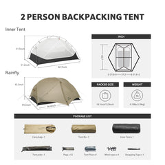 Naturehike Mongar UL packed size demonstrates its ultra-portable profile for hikers.