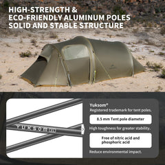 Naturehike Opalus UL packed view demonstrating compact carry size.