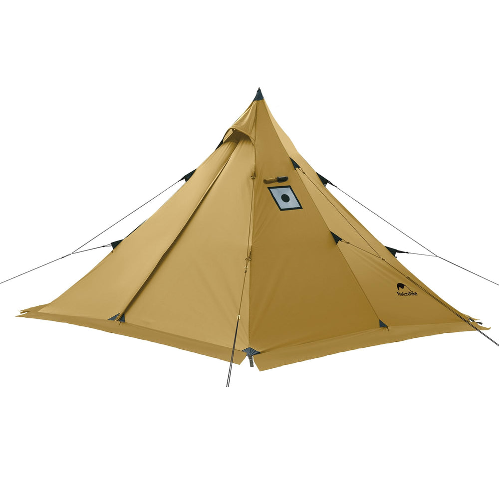 Naturehike Ranch Fire Teepee exterior windproof design for sturdy cold-weather shelter