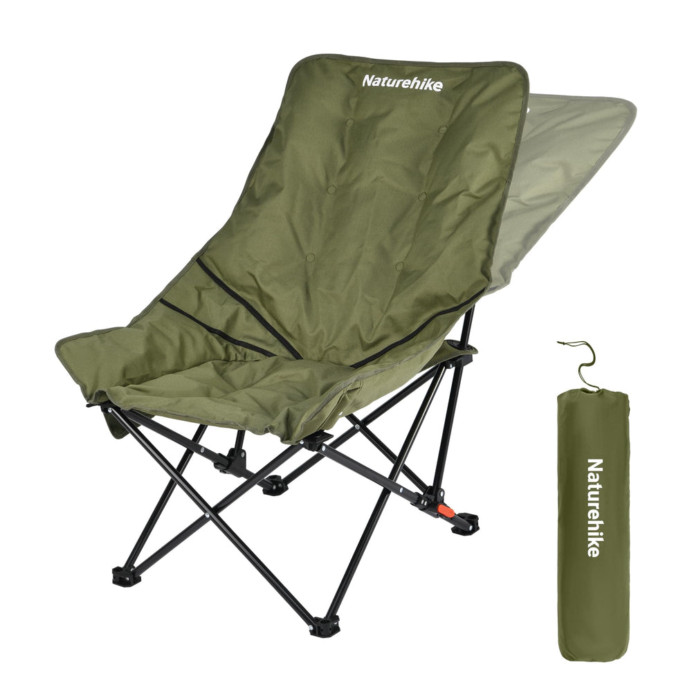 Naturehike Seastar chair seat-front offers roomy 27.6-inch width for comfortable lounging.