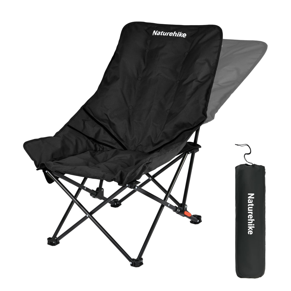 Naturehike Seastar padded chair side pocket for essentials during camping.