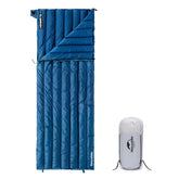 Naturehike ultralight down sleeping bag CW295 navy medium offers compact warmth for backpacking