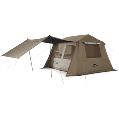 Naturehike Village camping tent easy setup demonstrates quick assembly for busy weekend trips.
