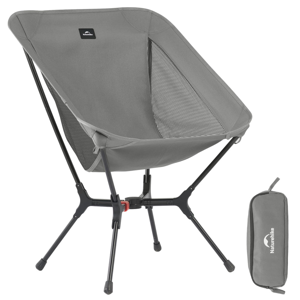 Naturehike YL01 chair demonstrates 1-second setup for instant camp comfort.