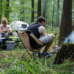 Naturehike YL05 chair setup in under a minute for quick outdoor seating.