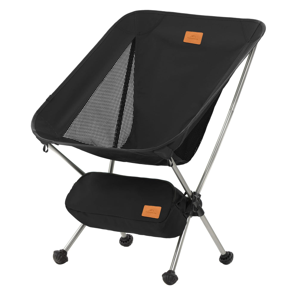 Naturehike YL08 chair setup in 15 seconds on a trail for quick rest.
